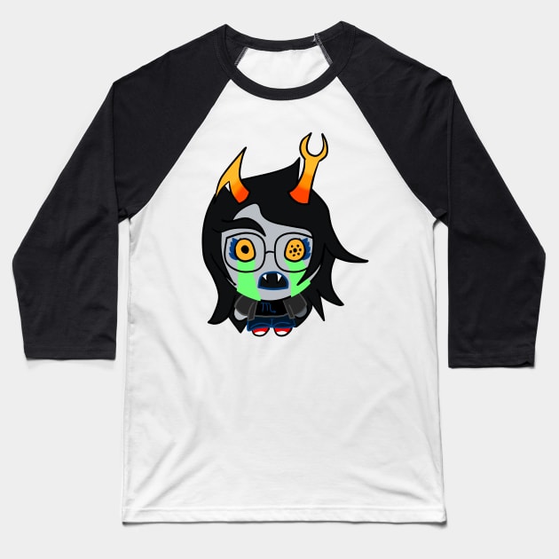 The Binding of Homestuck Scorpio Baseball T-Shirt by Blackmoonrose13